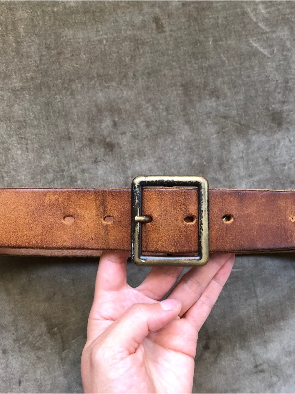 Vintage 90’s brown leather belt - Women’s S